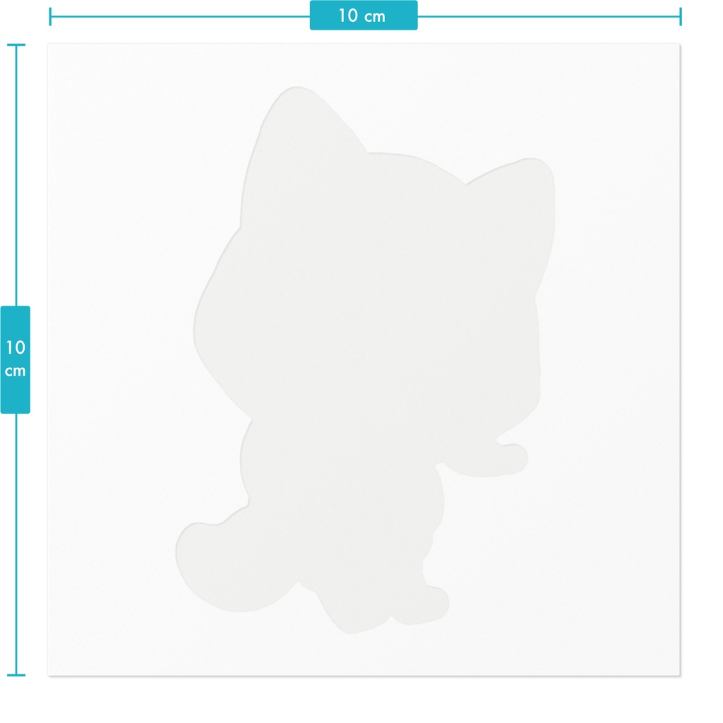 SATiiS ステッカー(キツネYUNa)