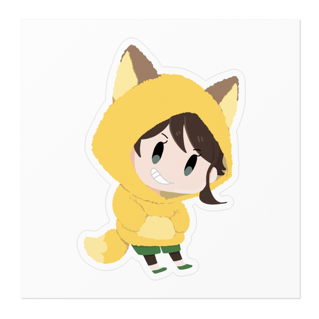 SATiiS ステッカー(キツネYUNa)