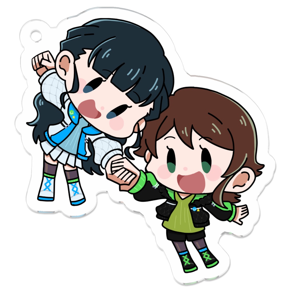 SATiiS わくわくアクリルキーホルダー