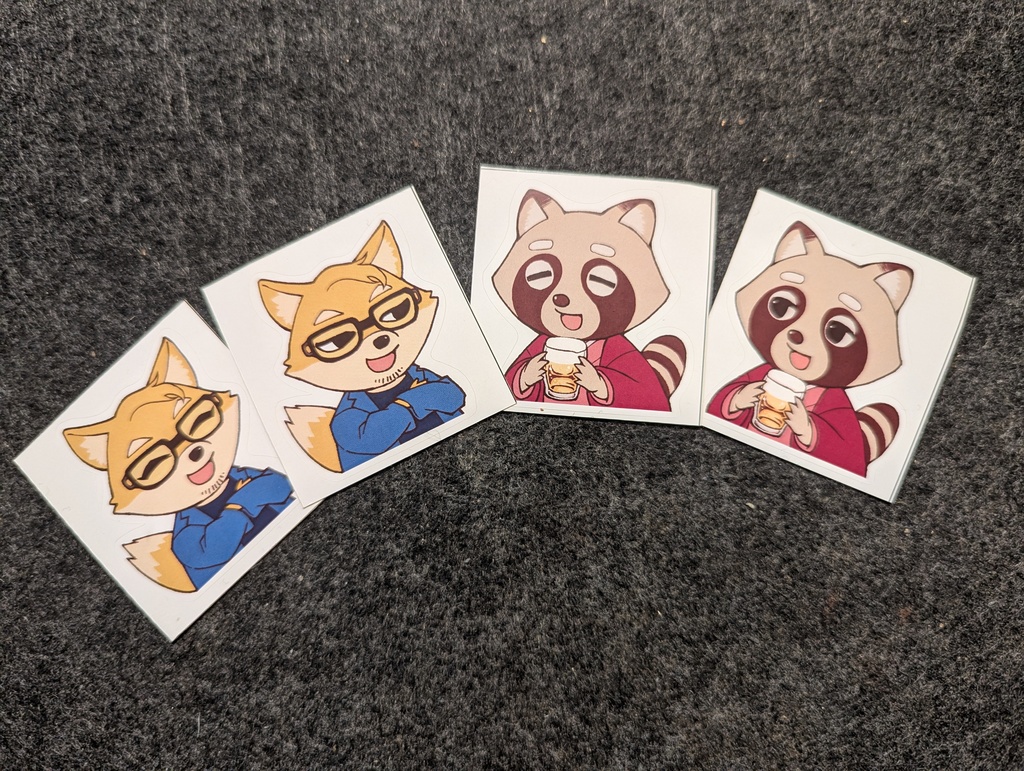 営業会議キャラクターステッカー 4種パック