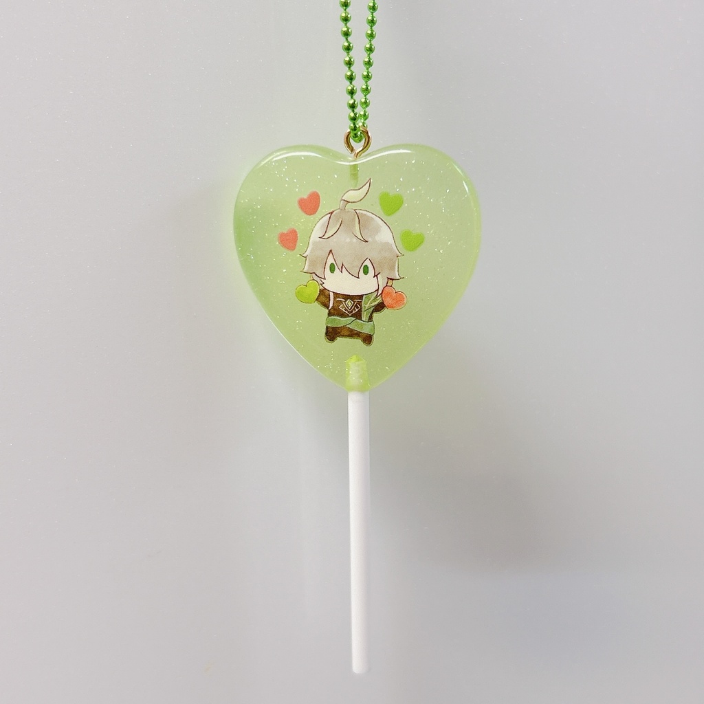 ばぶゼンのハート飴🍭💚