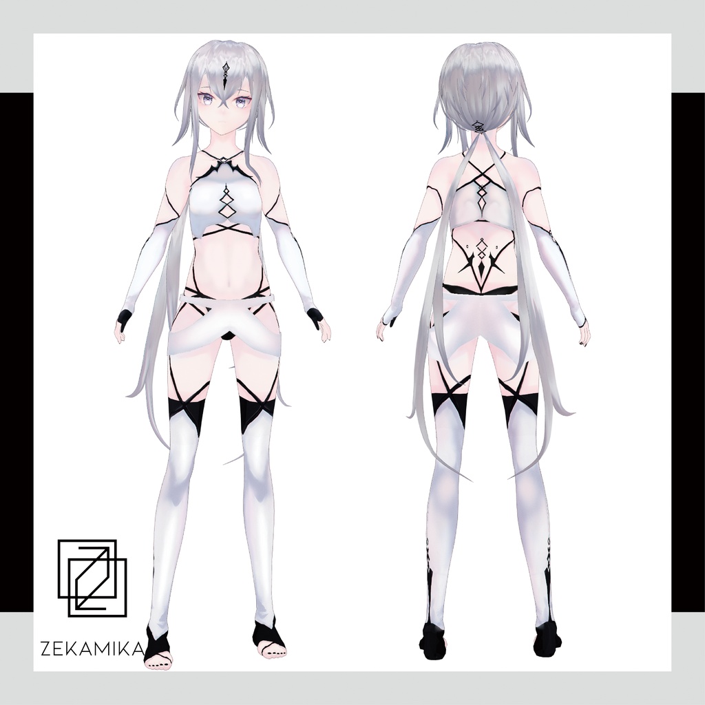 VRoid製vrm3Dモデル | 『AXEM』