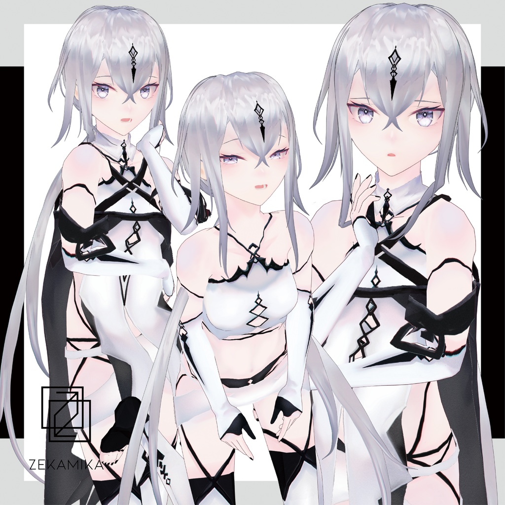 VRoid製vrm3Dモデル | 『AXEM』