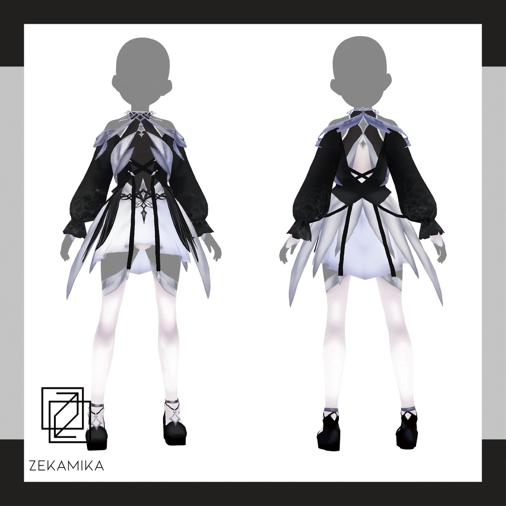 Vroid studio(正式版)用 | 服テクスチャセット『mtl - cloth』