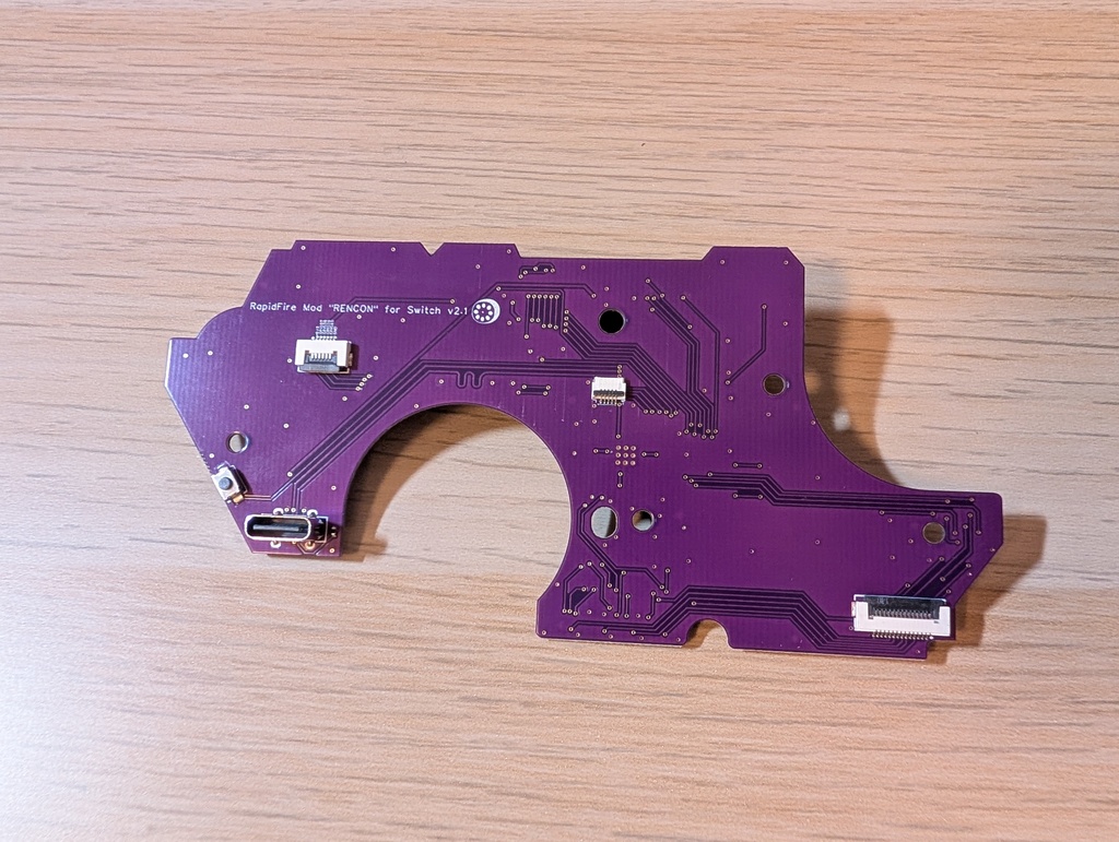 Nintendo Switch Proコントローラー専用 連射改造基板「RENCON」