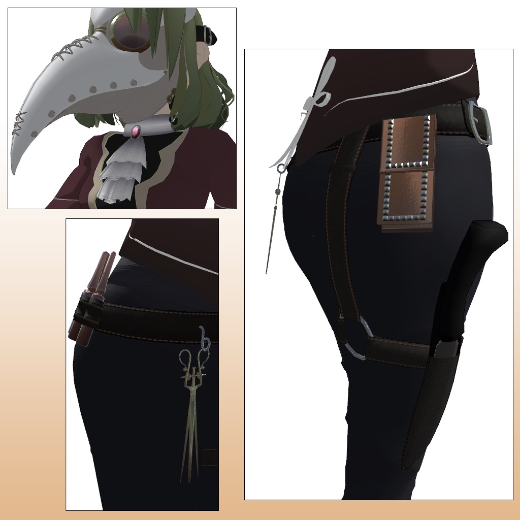 3Dモデル"Francisca"