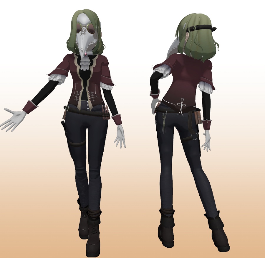 3Dモデル"Francisca"