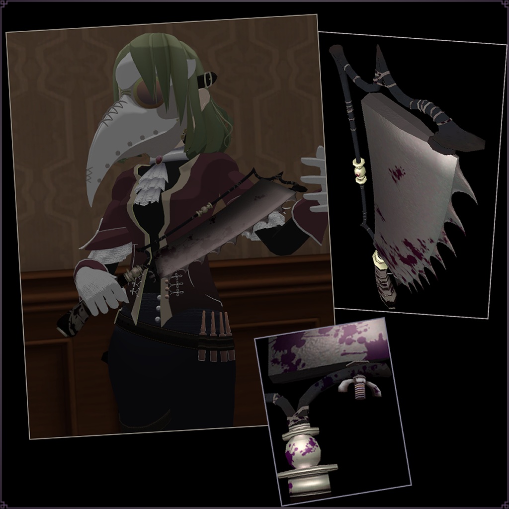 3Dアクセサリ「医療用ノコギリ」