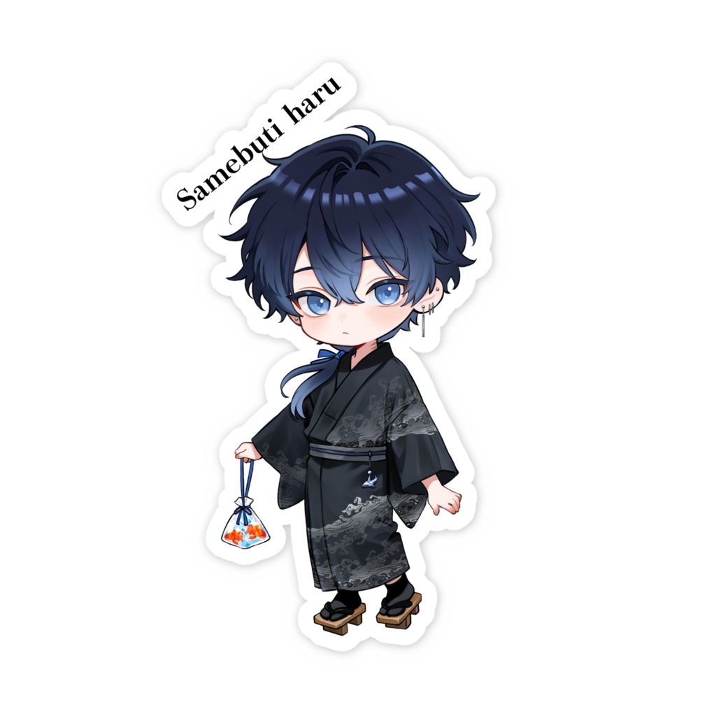 スマホステッカー(浴衣衣装SD)