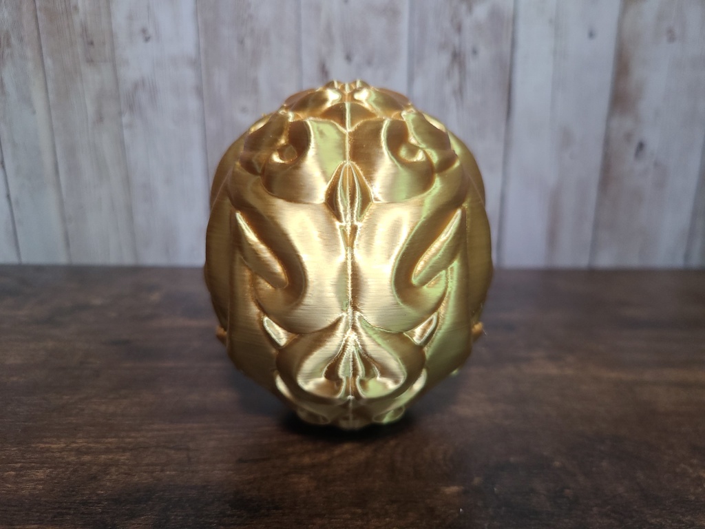 達磨-金- (Mad Mini Daruma)高さ10cm【インテリア クールな置物 3Dプリンター オブジェ】