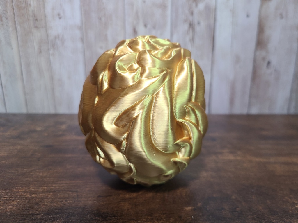 達磨-金- (Mad Mini Daruma)高さ10cm【インテリア クールな置物 3Dプリンター オブジェ】