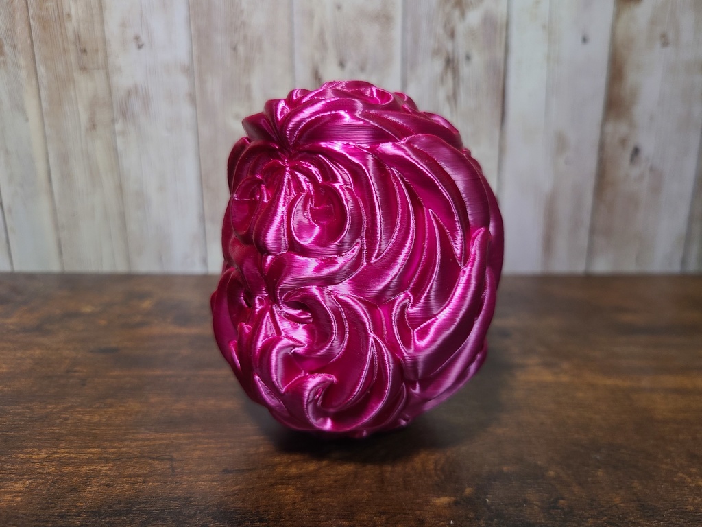 達磨-マゼンタ- (Mad Mini Daruma)高さ10cm【インテリア クールな置物 3Dプリンター オブジェ】