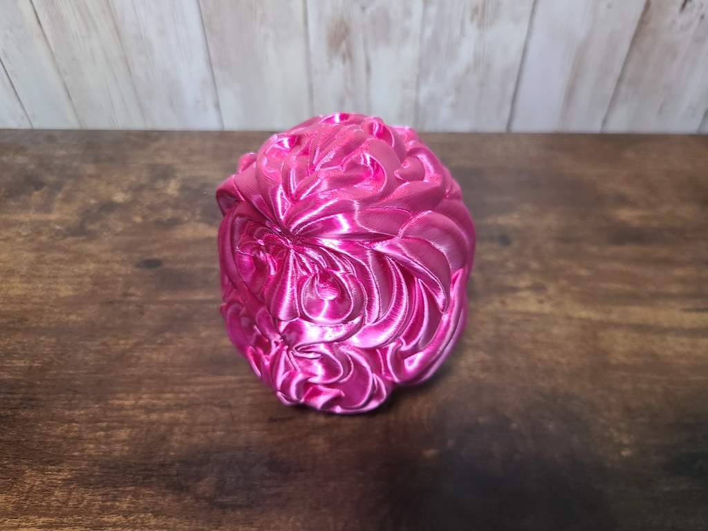 達磨-マゼンタ- (Mad Mini Daruma)高さ10cm【インテリア クールな置物 3Dプリンター オブジェ】