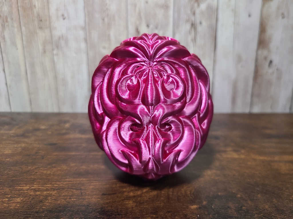 達磨-マゼンタ- （Mad Mini Daruma）高さ10cm【インテリア　クールな置物　３Dプリンター　オブジェ】