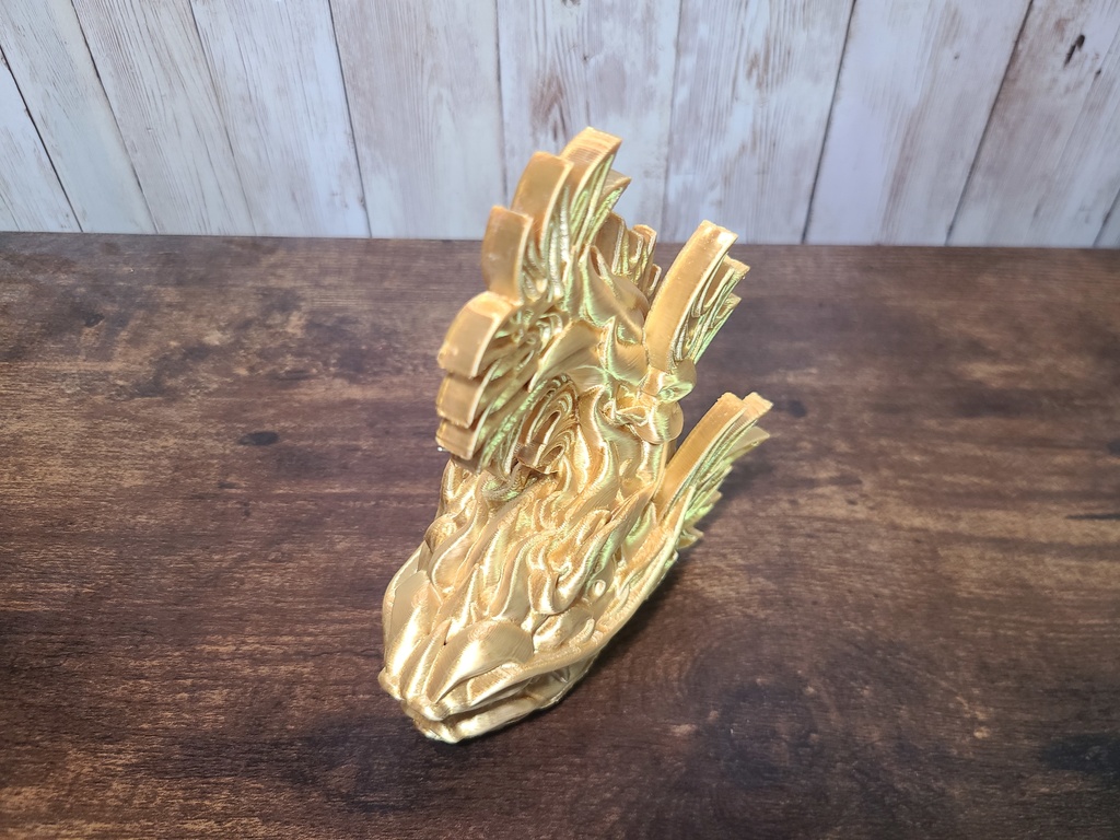 シャチホコ-金- (Mad Mini Syatihoko)高さ12cm【インテリア クールな置物 3Dプリンター】