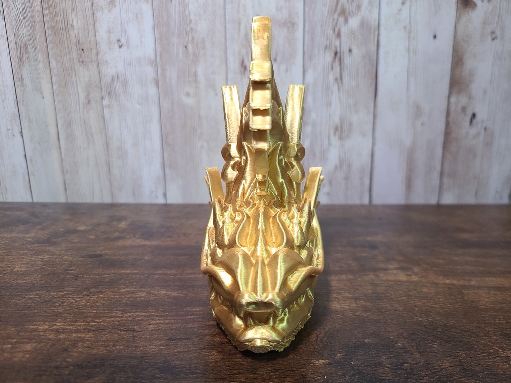 シャチホコ-金- (Mad Mini Syatihoko)高さ12cm【インテリア クールな置物 3Dプリンター】