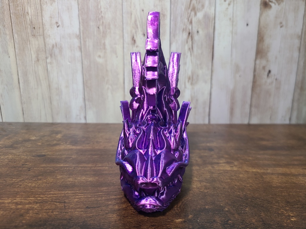 シャチホコ-紫×ブルー-(Mad Mini Syachihoko)高さ12cm【インテリア クールな置物 3Dプリンター