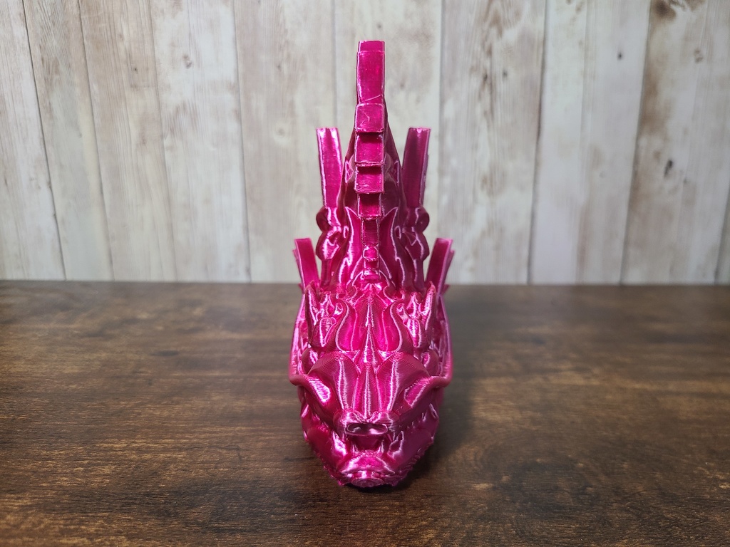 シャチホコ-マゼンタ- (Mad Mini Syachihoko)高さ12cm【インテリア クールな置物 3Dプリンター