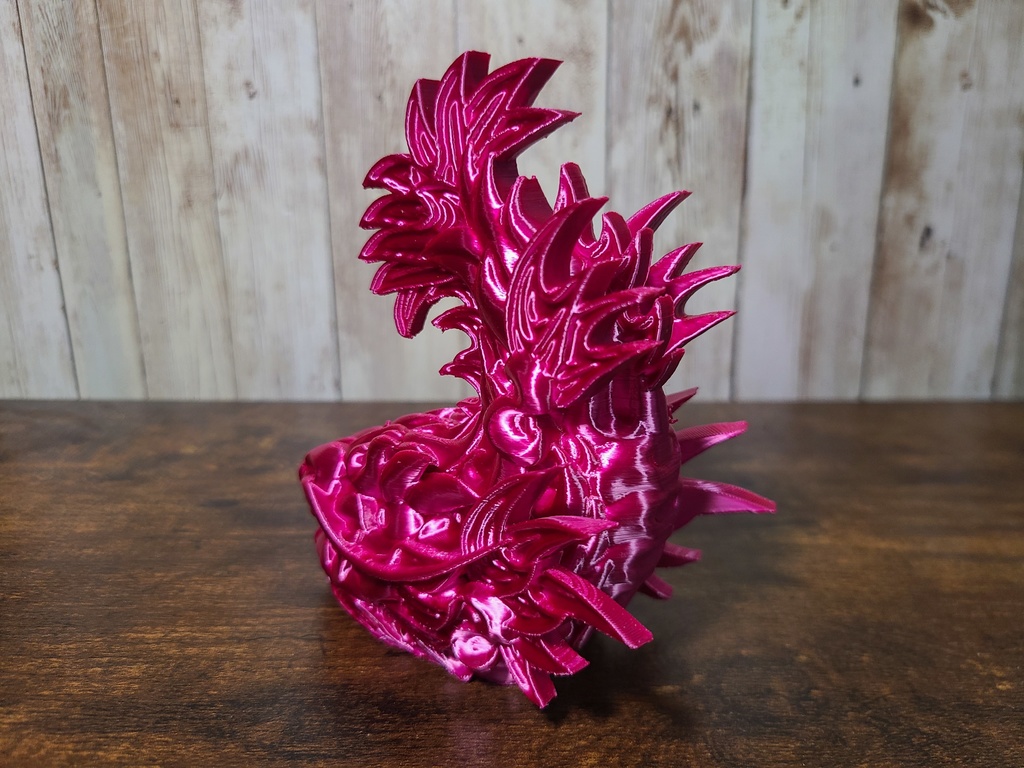 シャチホコ-マゼンタ- (Mad Mini Syachihoko)高さ12cm【インテリア クールな置物 3Dプリンター