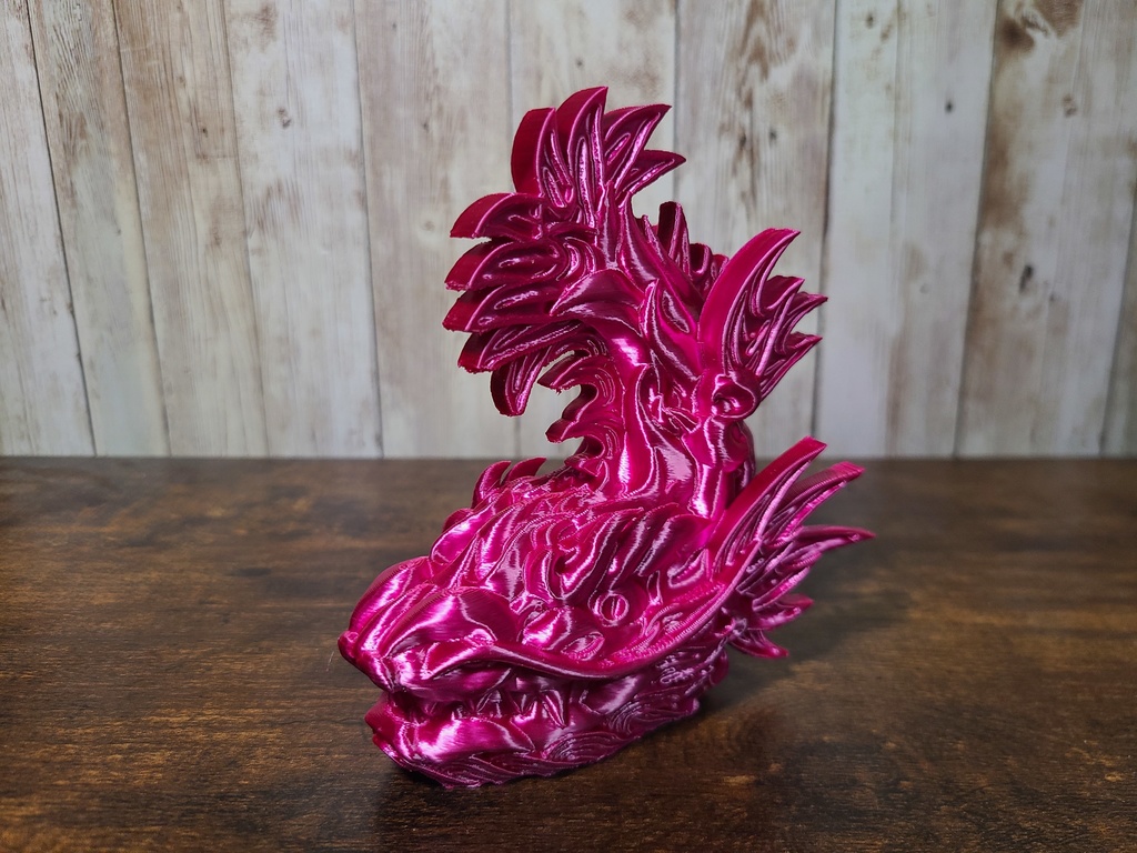 シャチホコ-マゼンタ- (Mad Mini Syachihoko)高さ12cm【インテリア クールな置物 3Dプリンター