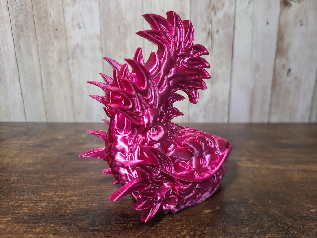 シャチホコ-マゼンタ- (Mad Mini Syachihoko)高さ12cm【インテリア クールな置物 3Dプリンター