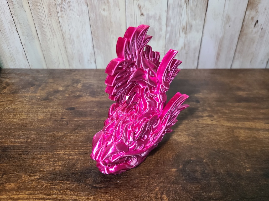 シャチホコ-マゼンタ- (Mad Mini Syachihoko)高さ12cm【インテリア クールな置物 3Dプリンター