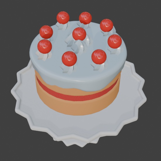 手作りケーキ5台セット~お皿付き~