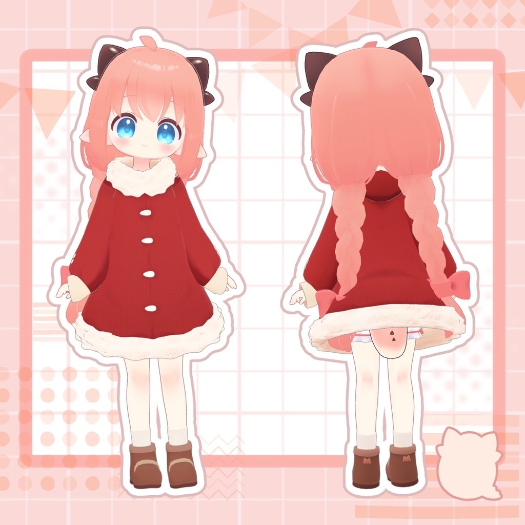 オリジナル3Dモデル  「リィ」 - Lii - ver.2.01【Quest対応済】