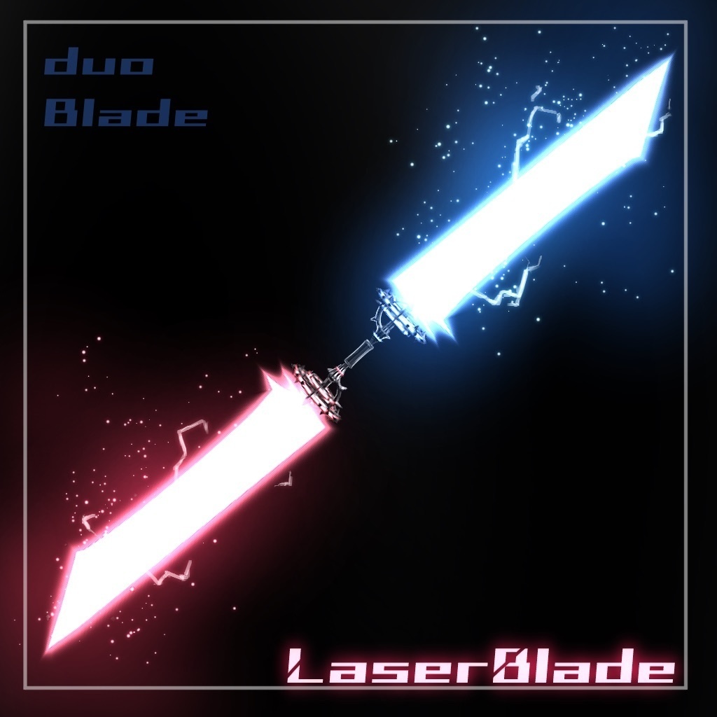 【3D Model】Laser Blade【エフェクト付・２種類】