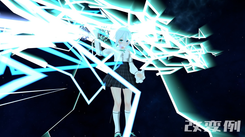 【3D Model】Laser Blade【エフェクト付・2種類】