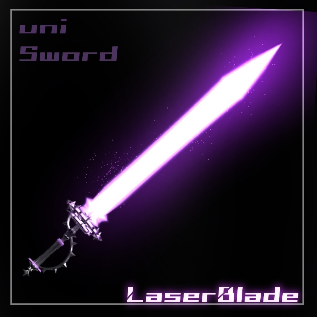 【3D Model】Laser Blade【エフェクト付・2種類】