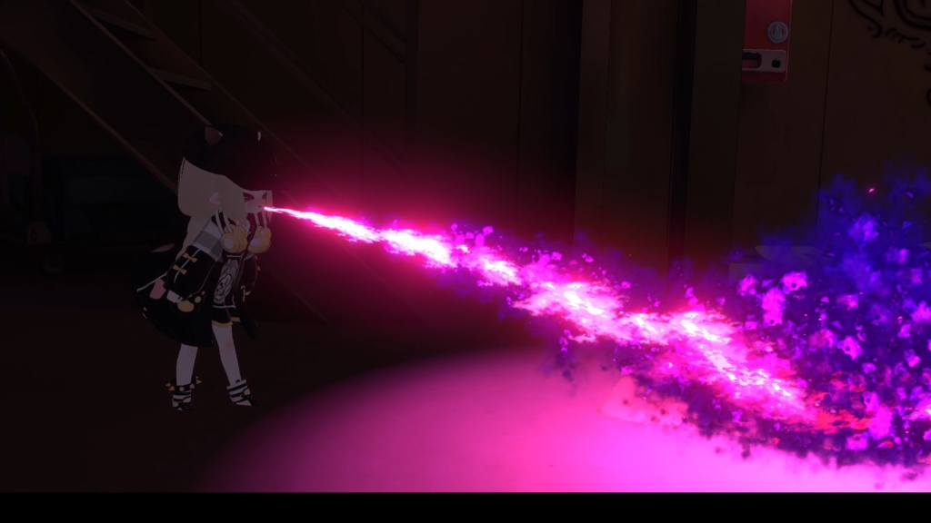 【VRChat想定・MA対応】狛犬式・火炎放射ギミック