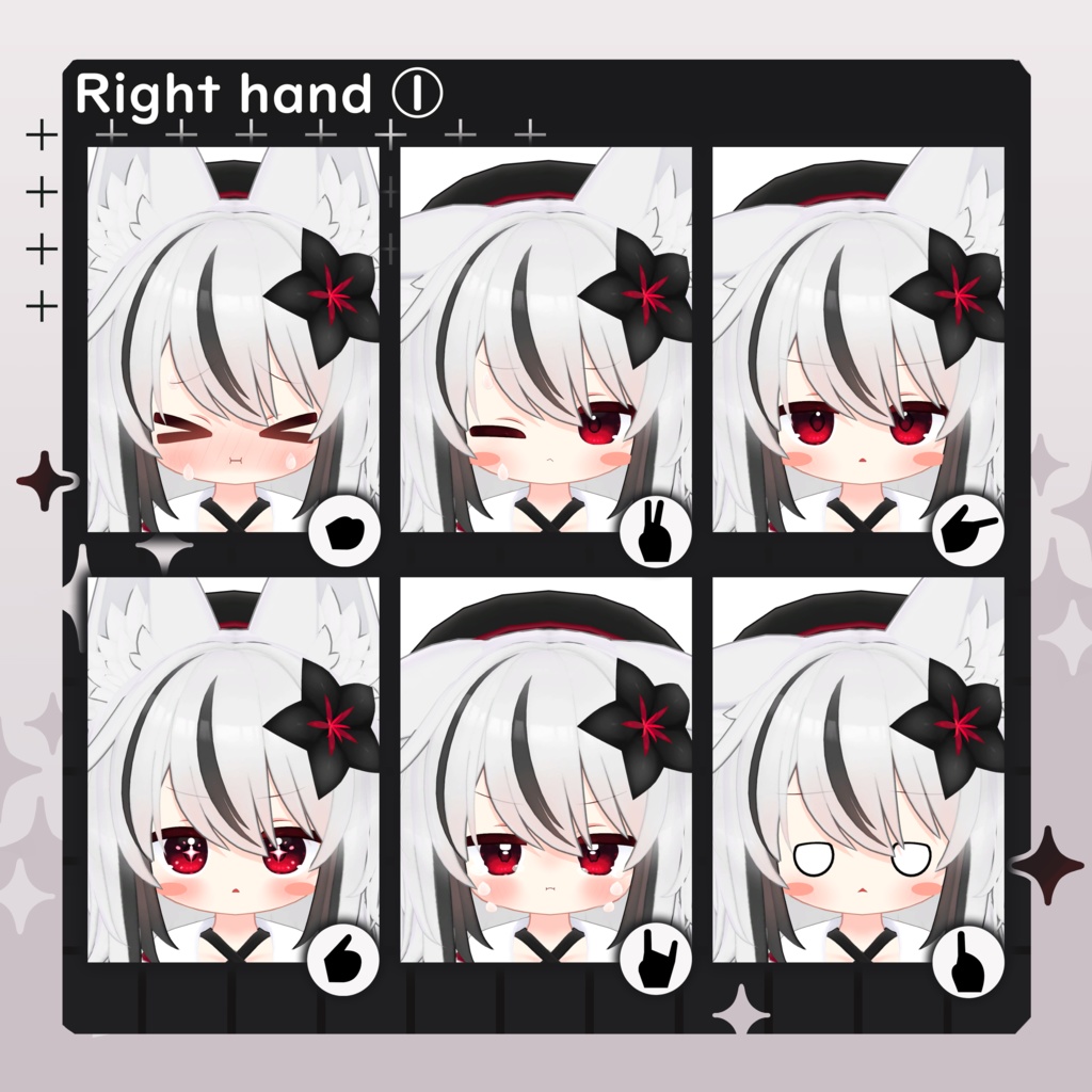 オリジナル3Dモデル「ネメシス」-Nemesis- ver.1.11【Quest・Cluster・VRM対応】