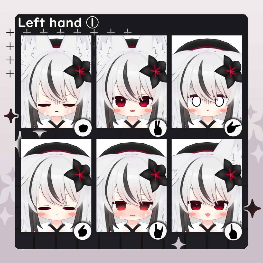 オリジナル3Dモデル「ネメシス」-Nemesis- ver.1.11【Quest・Cluster・VRM対応】