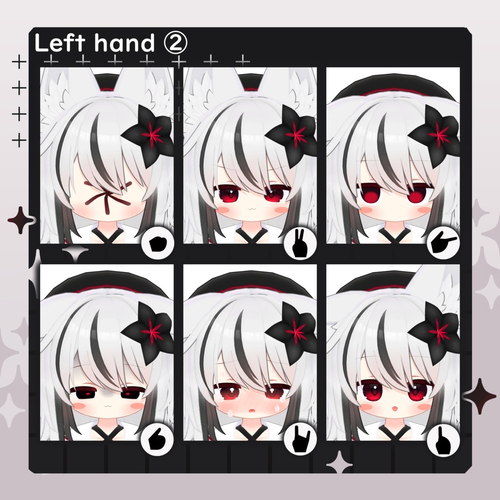 オリジナル3Dモデル「ネメシス」-Nemesis- ver.1.11【Quest・Cluster・VRM対応】