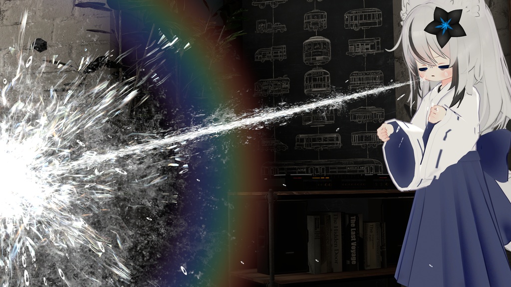 【VRChat想定・MA対応】狛犬式・高圧水刃ギミック