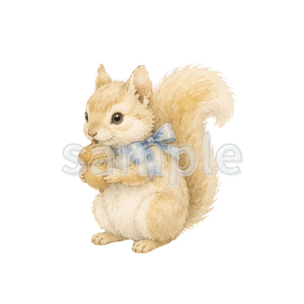 水色・黄色 うさぎ・りす・いるか・ひつじ・小鳥・ペンギン・85点CLIPart・クリップアート