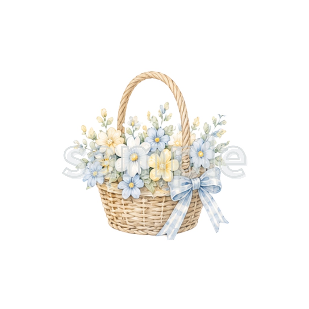 水色・黄色 うさぎ・りす・いるか・ひつじ・小鳥・ペンギン・85点CLIPart・クリップアート