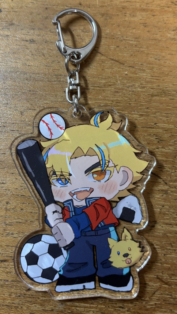 粟屋&佐村井修のアクリルキーホルダー