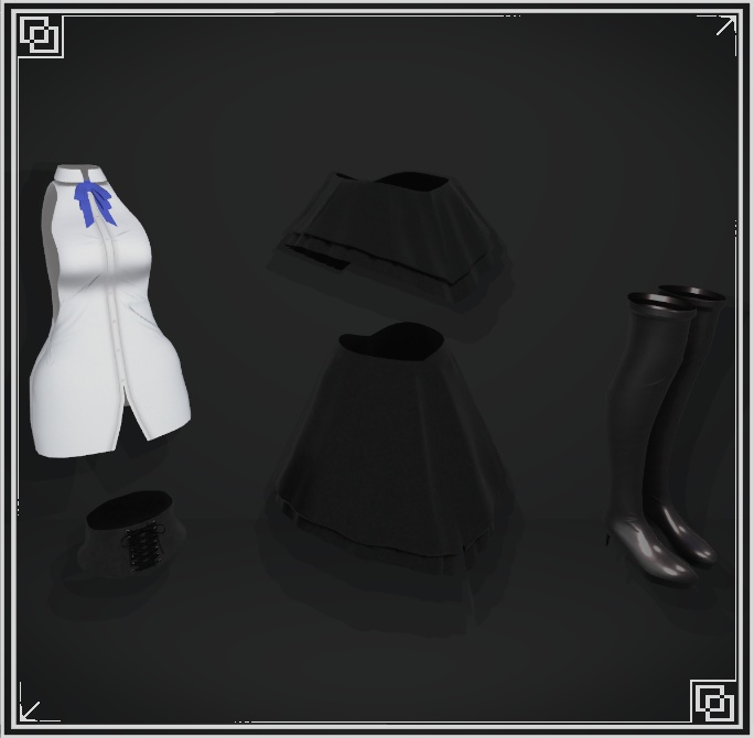 【5アバター対応】Sleeveless Lv.99