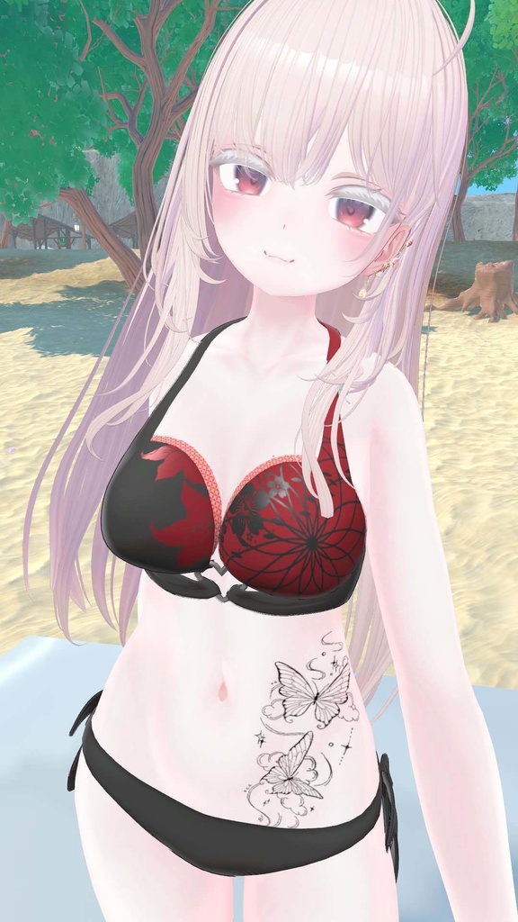 【7アバター対応】和風水着-涼夏- MA対応