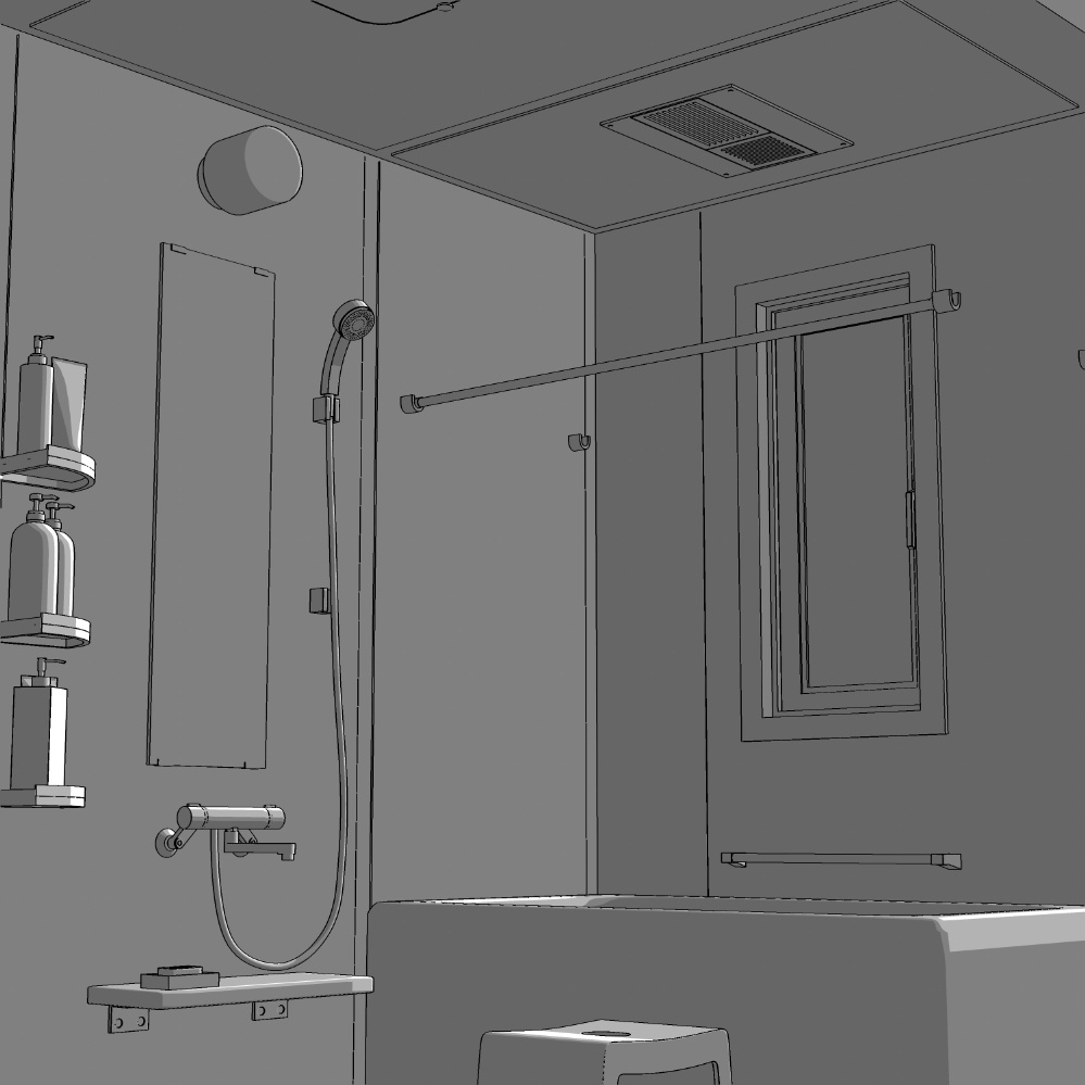 Bathroom【CLIP STUDIO用データ】