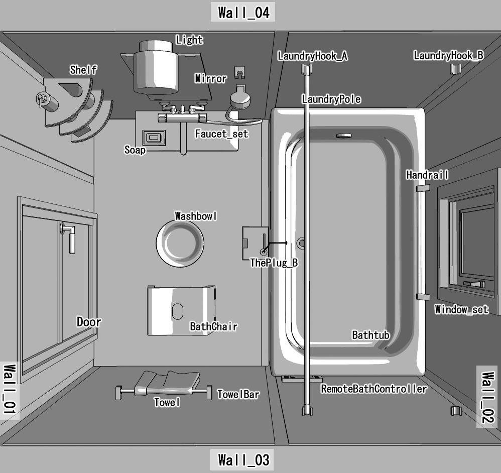 Bathroom【CLIP STUDIO用データ】