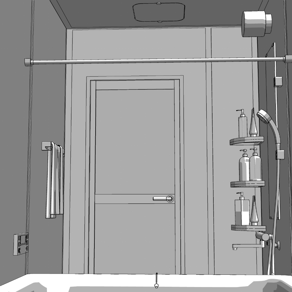 Bathroom【CLIP STUDIO用データ】