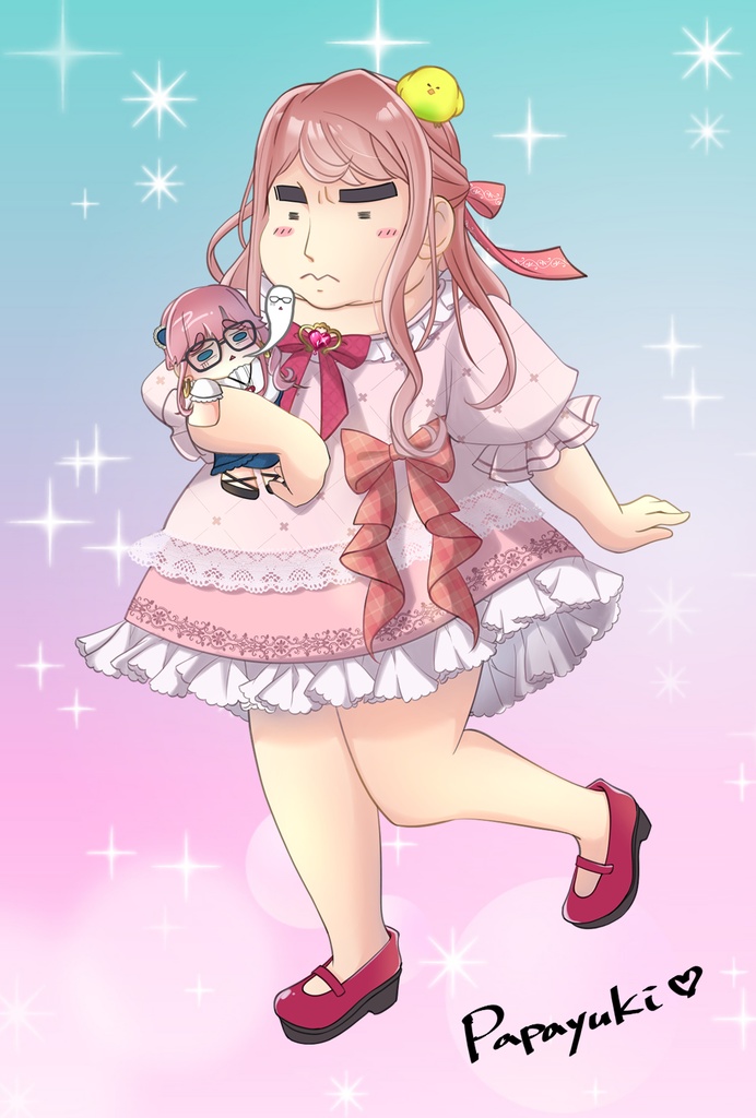 《受注生産》メルヘンぱぱゆきポストカード◆誰得