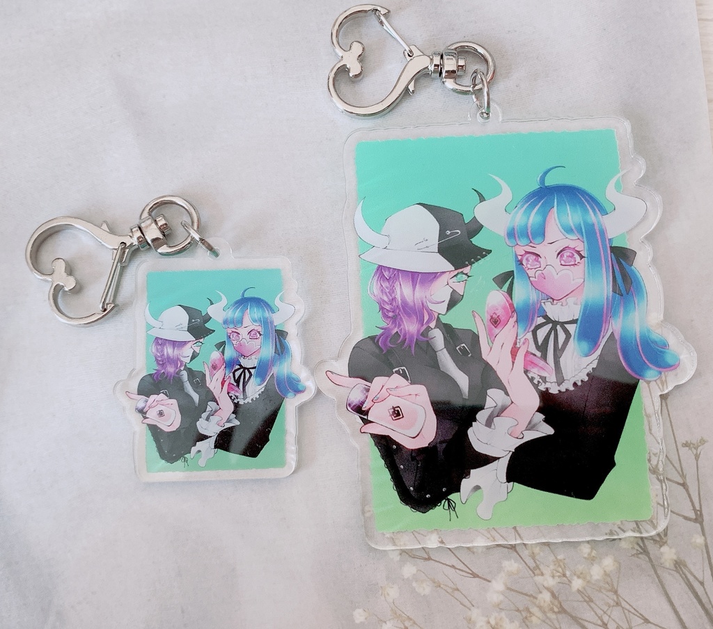 うるぺーアクキー 💙💚