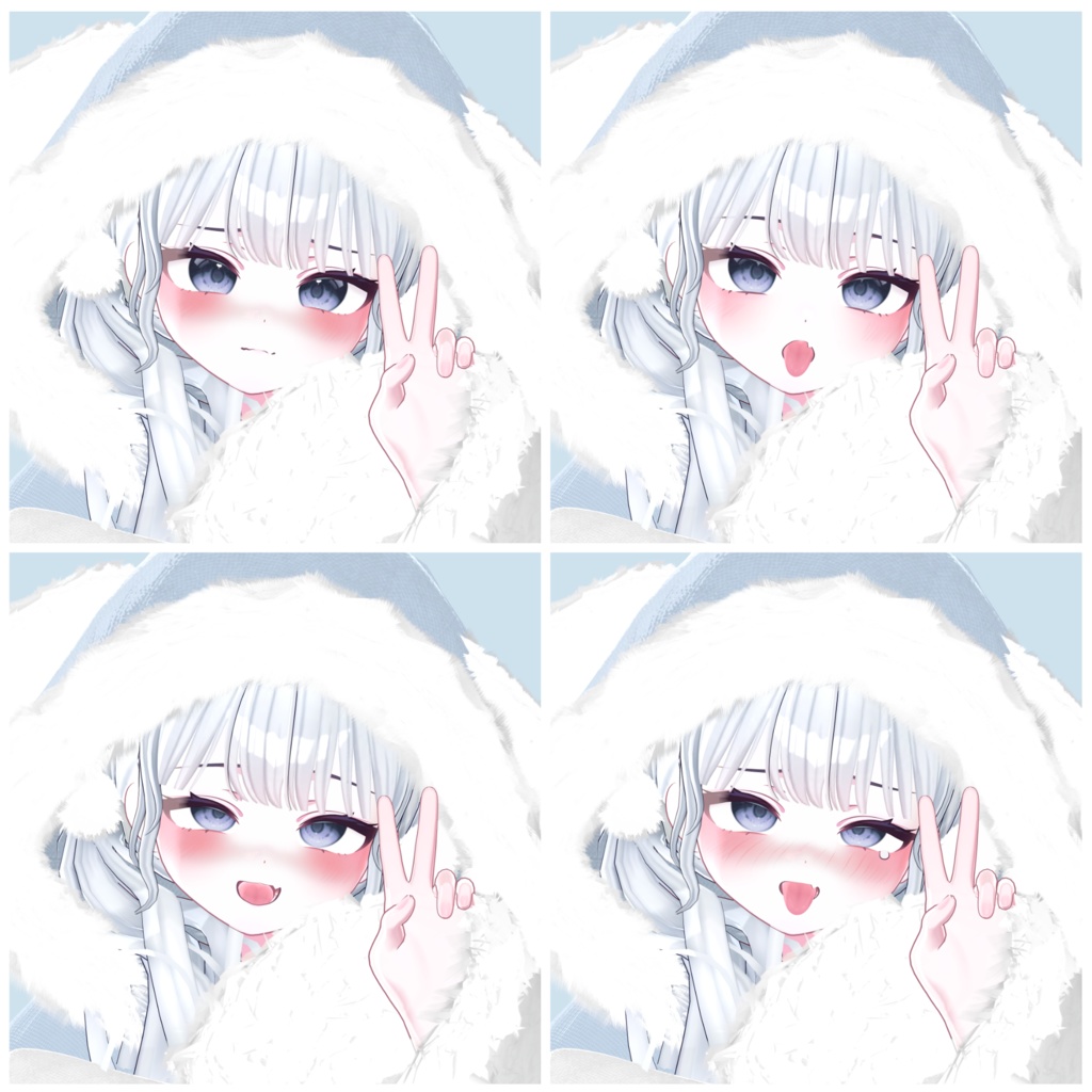 『ショコラ/Chocolat/쇼콜라』🩵100JPY🩵Face Animation 17종♥