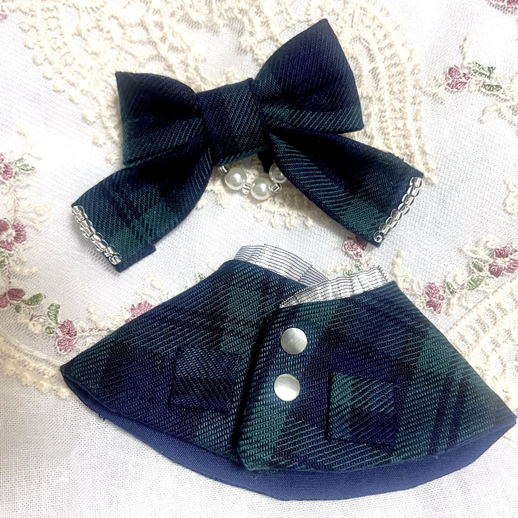 冬のおめかしポンチョ