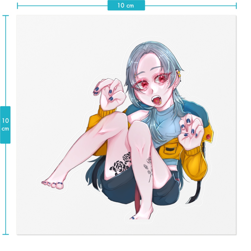 お洒落ステッカー