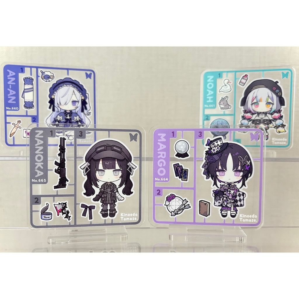 プラモ風アクスタ/残留組　※注意書きを読んでご購入下さい